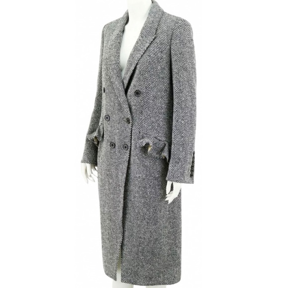 Burberry Jackets & Blazers - NWOT Burberry Herringbone Trench Wool Coat